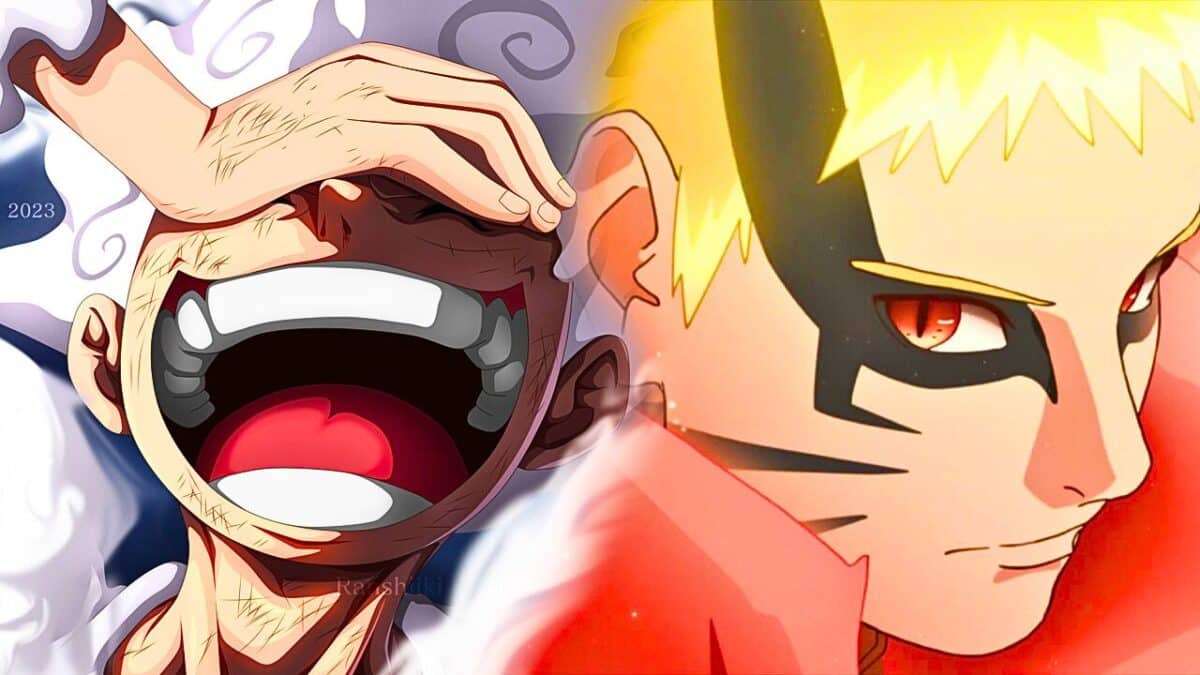 gear 5 luffy vs baryon naruto