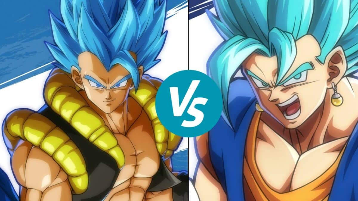 gogeta blue et vegeto versus