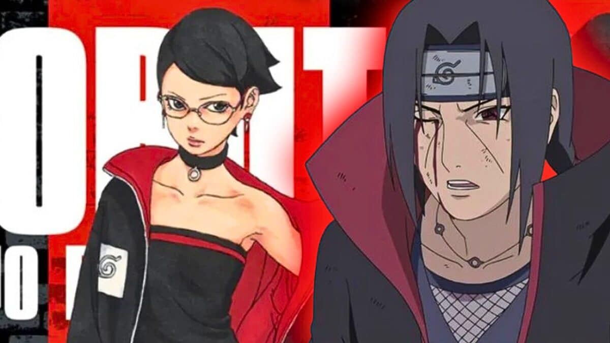 itachi et sarada de two blue vortex