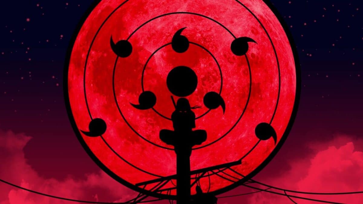 itachi uchiwa oeil de lune naruto