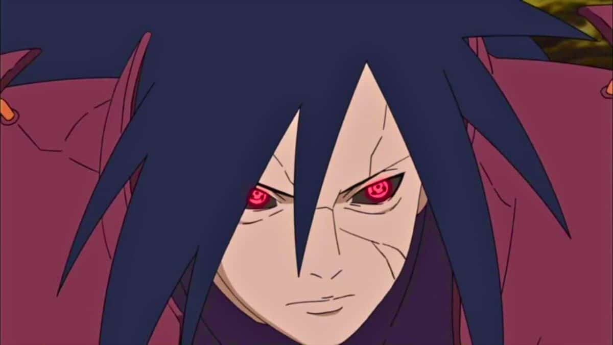 madara yeux rouges guerre ninja