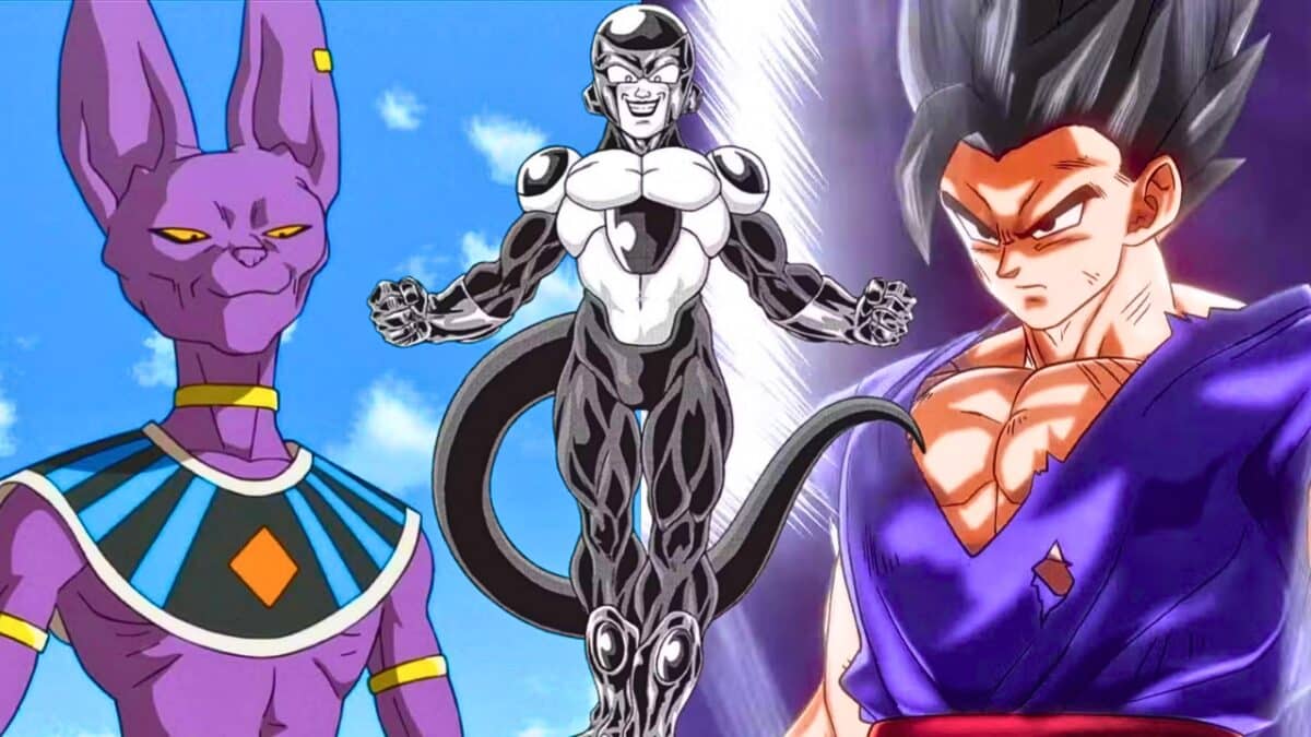 beerus black freezer et gohan collage