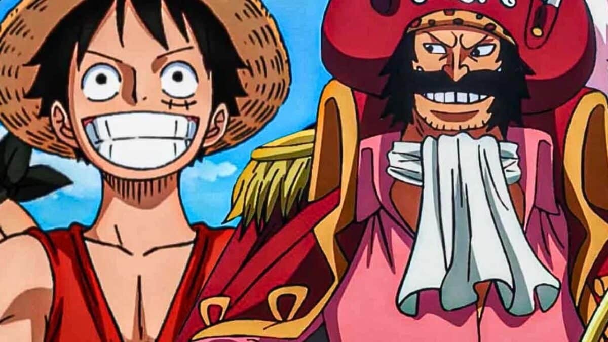 luffy et gold roger collage