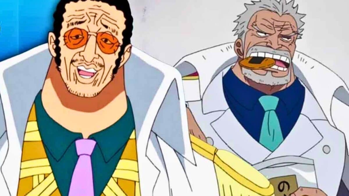 one piece kizaru et garp ensemble