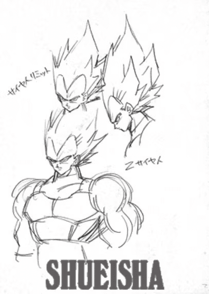 vegeta croquis