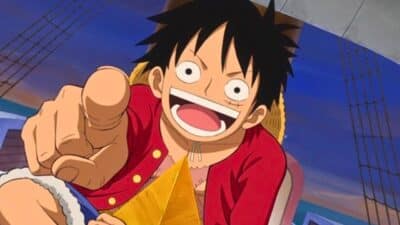 luffy pointe du doigt