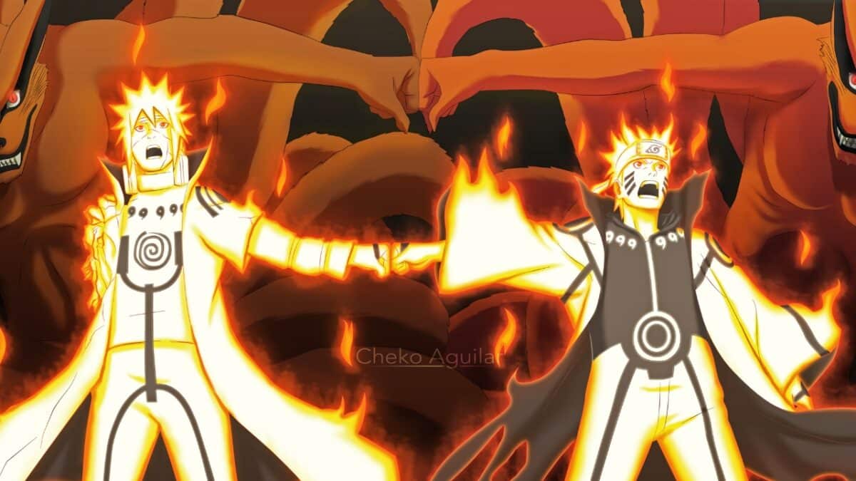 minato et kurama chakra