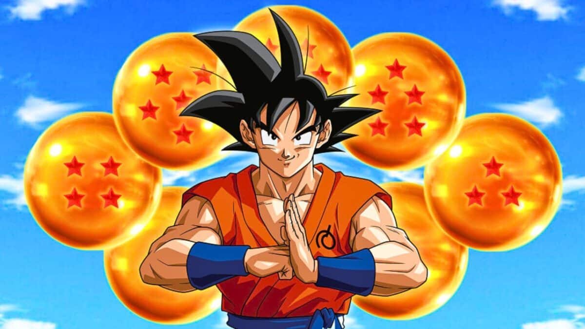 dragon ball goku et boules de cristal