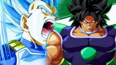 broly saiyan blue et vegeta